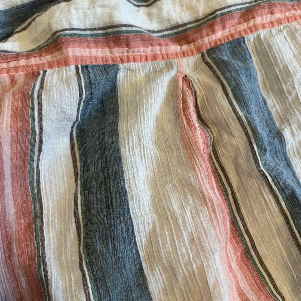 Sanctuary Multicolor Striped Button-Down Shirt Si… - image 5